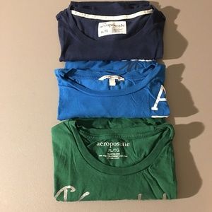 Lot of 3 Aeropostale Girl's Short Sleeve TShirts